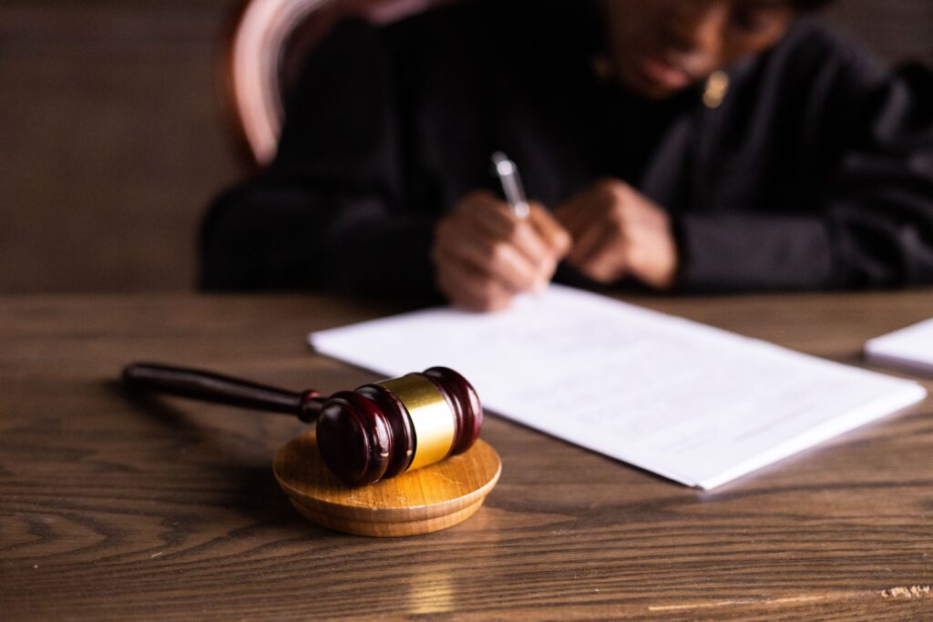 Judge Signing Anticipatory Search Warrant